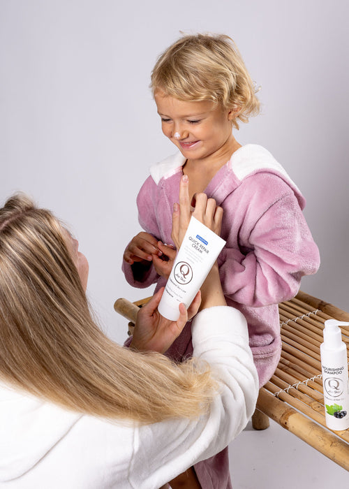 Skin care routines for children & babies in case of dryness