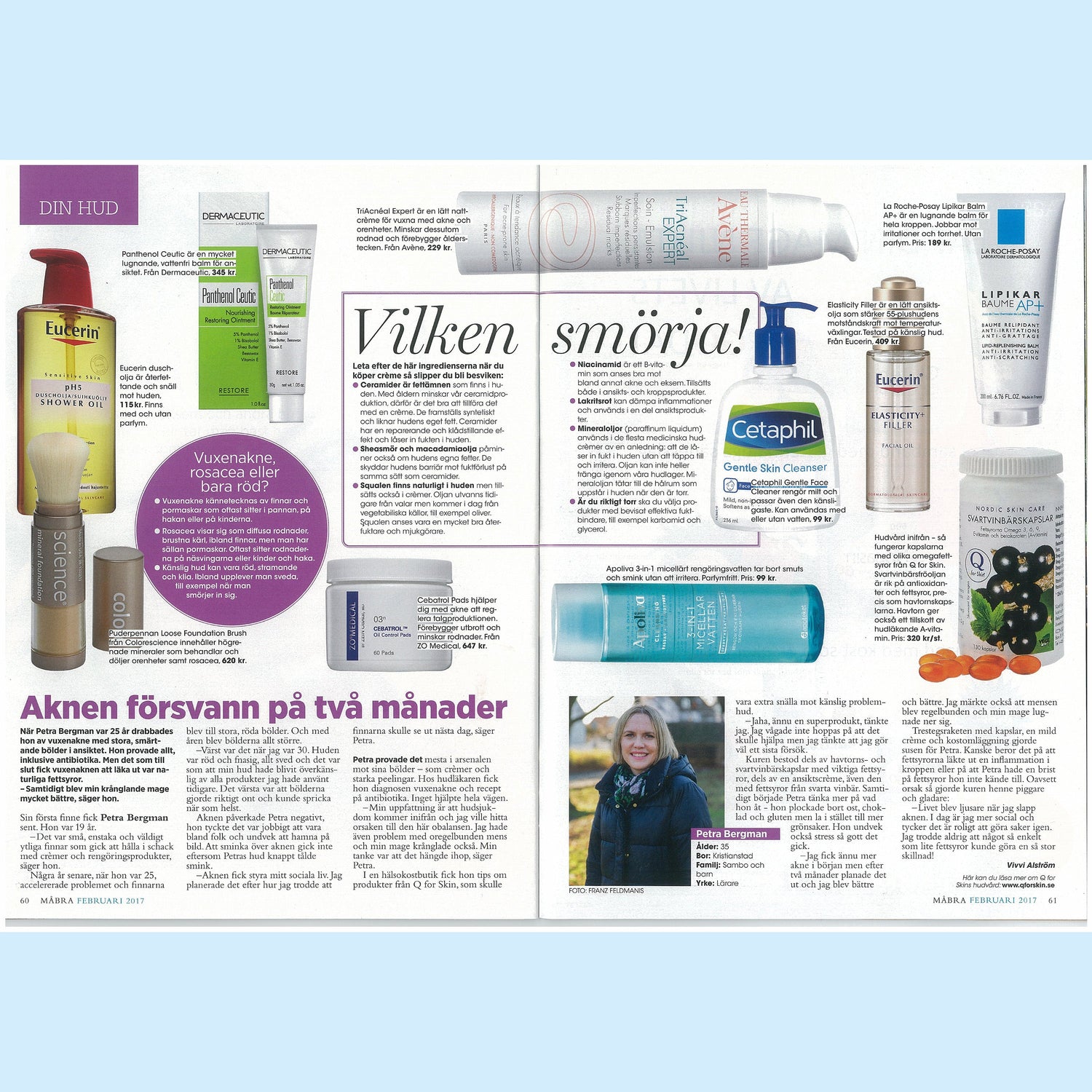 Petra - "Tänk att fettsyror kan göra så stor skillnad"