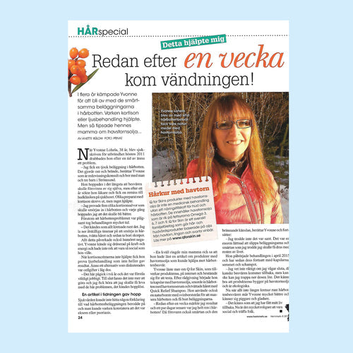 Yvonnes resultat med Q for Skin