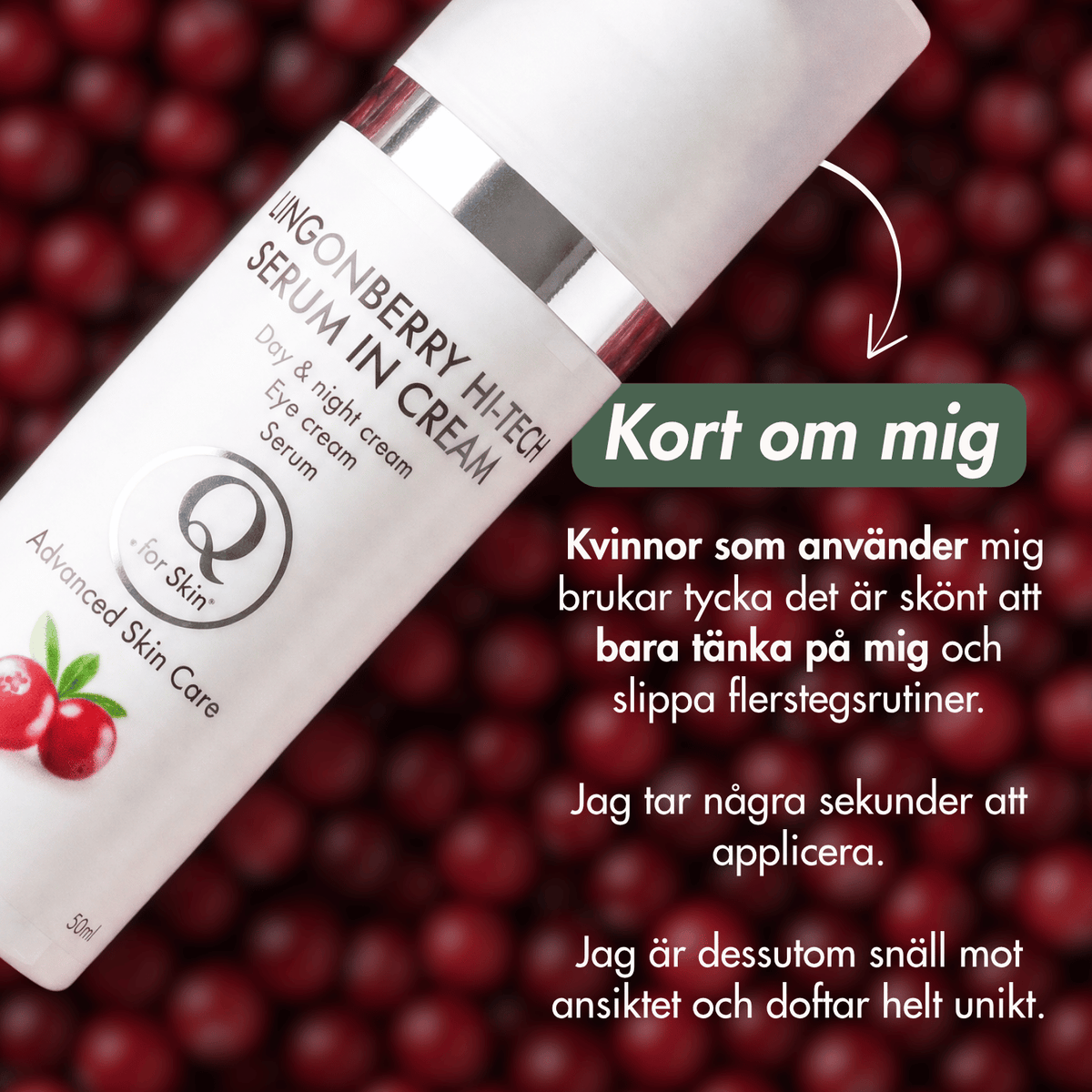 Lingonberry Hi-tech Serum in Cream